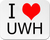 I Heart UWH Mousepad